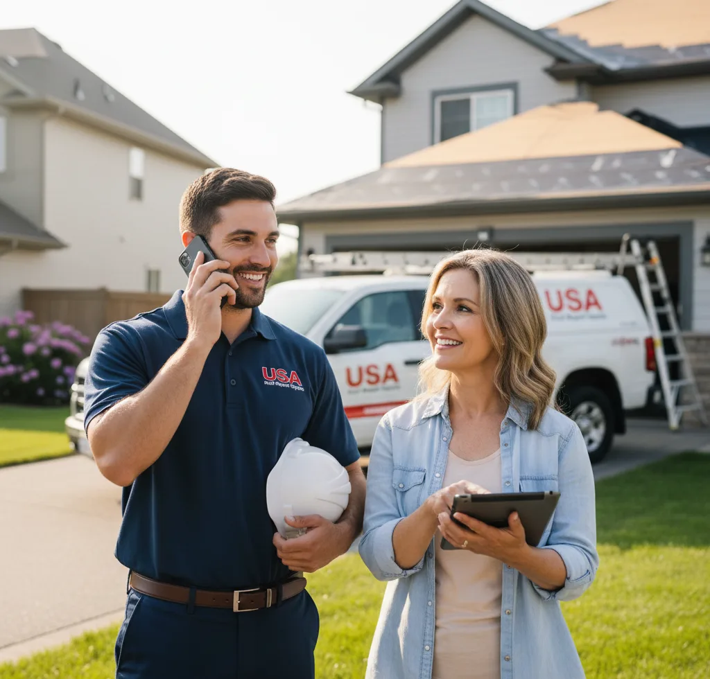USA Roof Repair Experts customer support in Bemidji